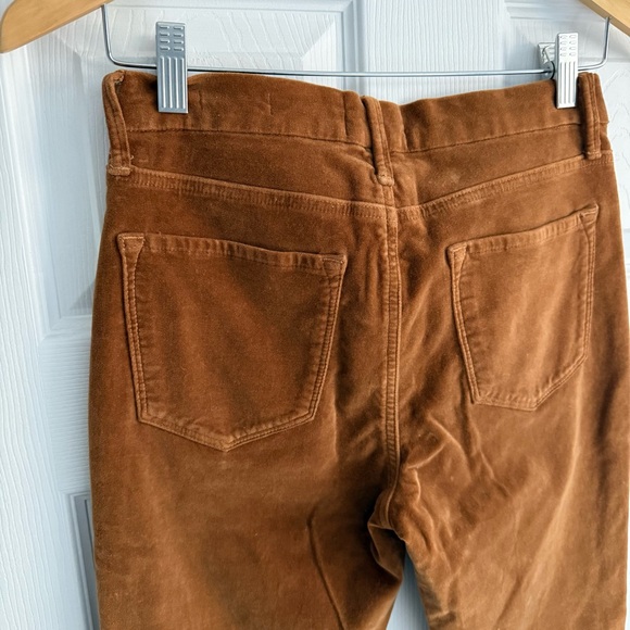 FRAME Le Crop Mini Boot Pants in Caramel Brown - Picture 5 of 8